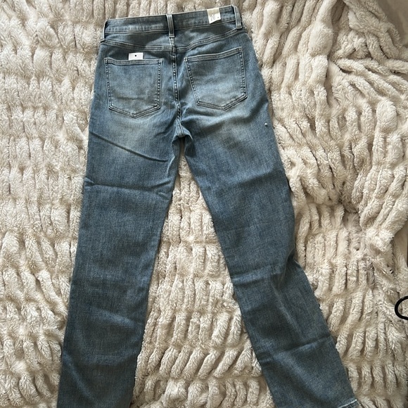 Cosmic Blue Love High Rise Straight Jean - Picture 7 of 8